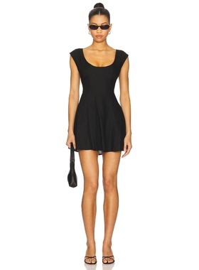 GUIZIO LEILA 裙子 黑色REVOLVE小众新款