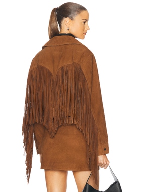 retrofete VONDA 夹克 棕色 美式休闲风REVOLVE小众新款