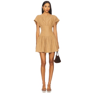 Line 棕黄色 春季 REVOLVE小众 连衣裙 新品 COOPER Dot