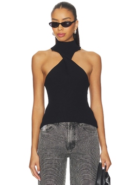 [冬季内搭]ALL THE WAYS MACEA 上装黑色辣妹风REVOLVE小众新款