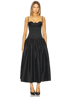 Anna October CHLOE 裙子 黑色REVOLVE小众新款