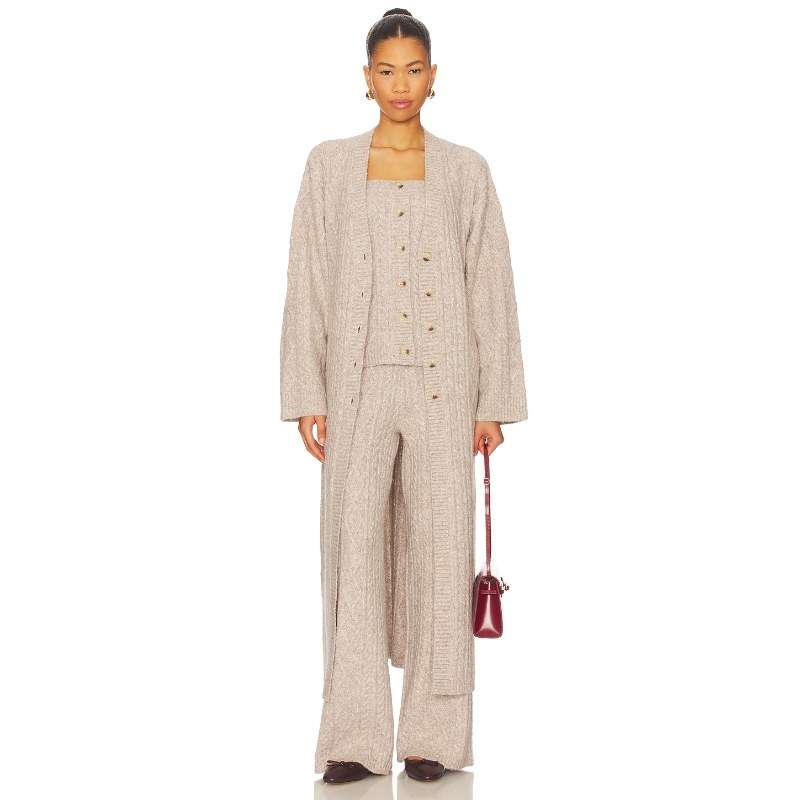 4th & Reckless CARA 开衫 灰褐色REVOLVE小众新款