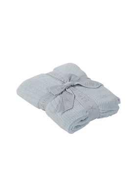 Barefoot Dreams COZYCHIC LIGHT RIBBED BABY 毛毯 暗蓝灰色 REV