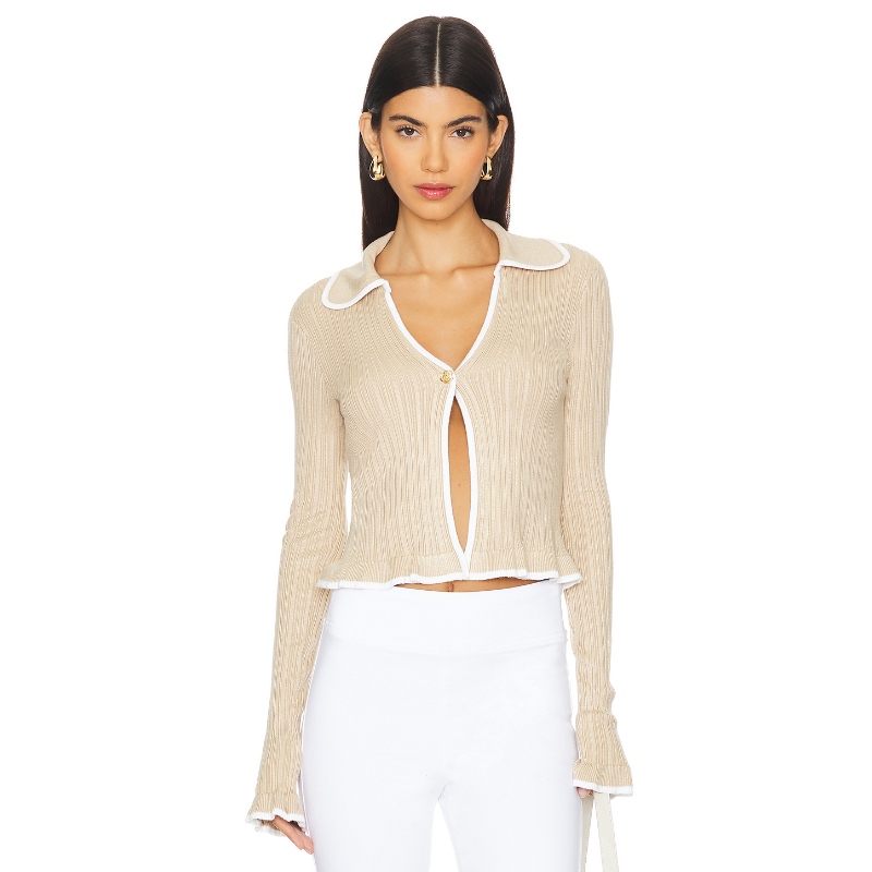 MAJORELLE PALILA 开衫 米色 REVOLVE小众新款