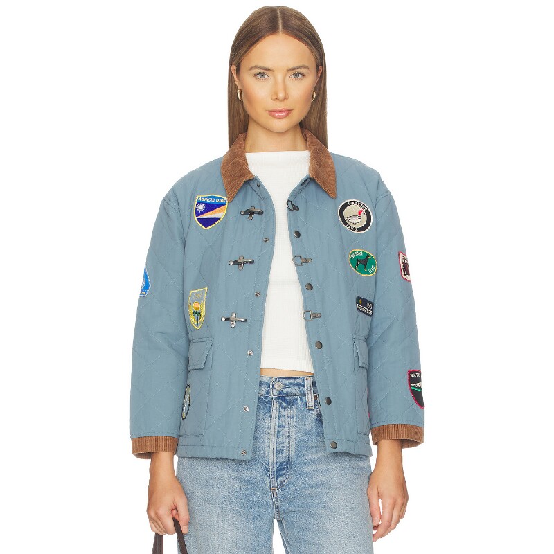 Found Farmstead Quilt Patch Jacket 26早秋新品 revolve小众新