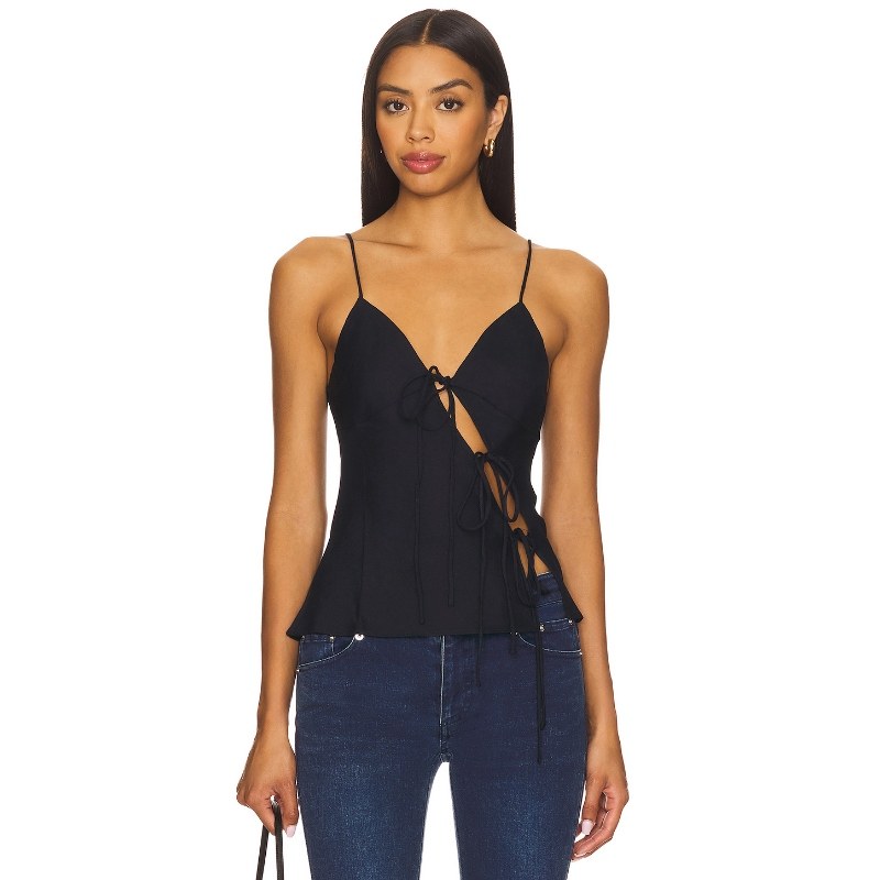 LIONESS AZURE 紧身服 藏青色 y2k辣妹风REVOLVE小众新款