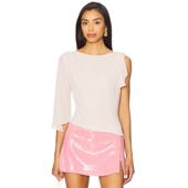 春季 辣妹风设计感袖 新品 上装 MORE COME 雪纺上衣REVOLVE