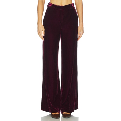 L'AGENCE PILAR 阔腿 红色REVOLVE小众新款