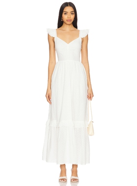 Cleobella NICA 长裙 白色REVOLVE小众新款