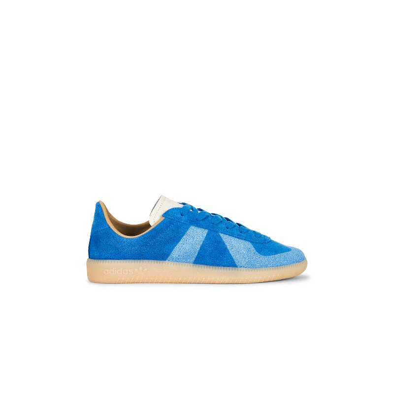adidas Originals蓝色麂皮运动鞋系带运动板鞋秋冬新品REVOLVE