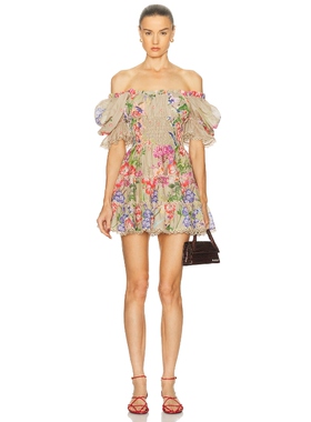 [冬季新品]Charo Ruiz Ibiza GIULIA 裙子 橄榄色 REVOLVE小众