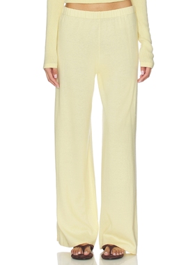 Lisa Yang AINA 长裤 revolve小众新款 柠檬色