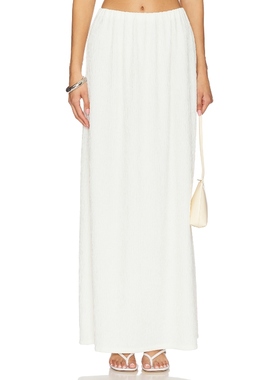 [冬季新品]MORE TO COME MALINA 半身裙 白色REVOLVE小众