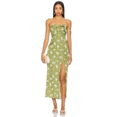 针织长裙 绿色REVOLVE小众 HEARTLOOM MILLIE 冬季 新品