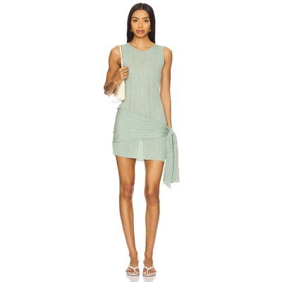 [春季新品]LIONESS SOLEIL 裙子 天蓝 性感风REVOLVE小众新款