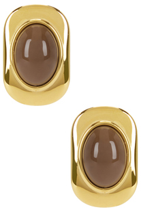 petit moments 耳饰 棕色revolve小众新款