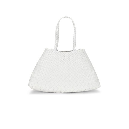 [冬季新品]Dragon Diffusion简约风白色手提包REVOLVE