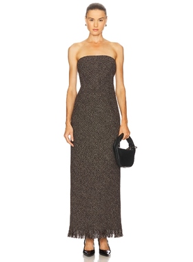 HERSKIND ADELE 羊毛裙子 棕色REVOLVE小众新款