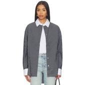 春季 NYC 新品 Sold Out 衬衫 深灰色REVOLVE小众