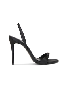 BLACK SUEDE STUDIO ROMI 100 凉鞋 revolve小众新款 黑色