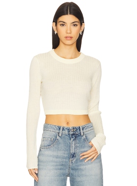 [春季新品]A.L.C. LINA 上装长袖上衣 柠檬色REVOLVE小众冬季保暖