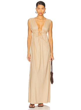 [冬季新品]Riot Swim CALLI 裙子 米色 REVOLVE小众