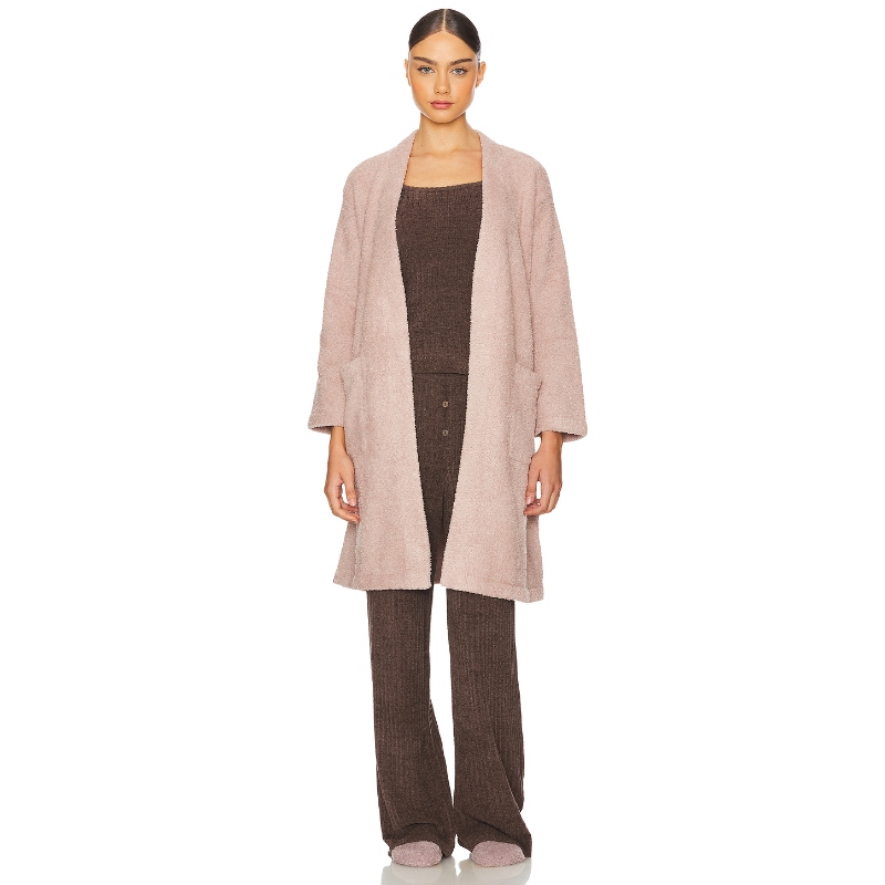 Barefoot Dreams COZYCHIC SOLID ROBE 长袍 粉色REVOLVE小众新款