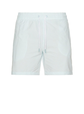 Trunks Surf & Swim Co. 游泳短裤 蓝色运动复古风REVOLVE