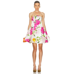 白色REVOLVE小众新款 LEO 裙子 REESE LIN