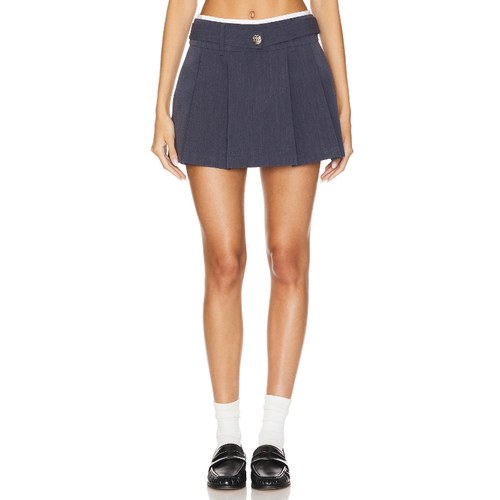 ASTR the Label EIRWEN 半身裙 蓝色 REVOLVE小众新款