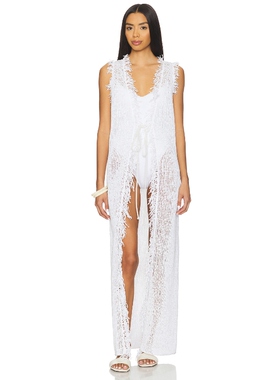 Nue Studio ARUBA 上装 白色 y2k辣妹风REVOLVE小众新款