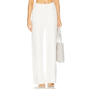 Aya 新品 Muse TRIX 白色REVOLVE小众 长裤 冬季