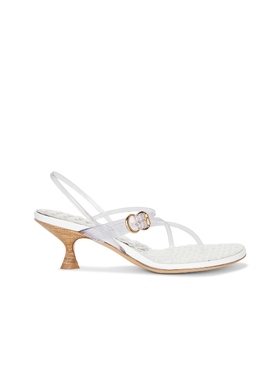 HERBERT LEVINE STARRY-EYED JELLY 高跟款 白色 女款REVOLVE小众