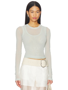 LAYERED LONG SLEEVE Helmut revolve小众新款 MESH 上装 Lang