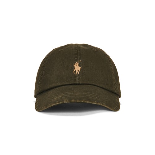 Polo Ralph Lauren橄榄色做旧复古风秋冬新品小马标棒球帽REVOLVE