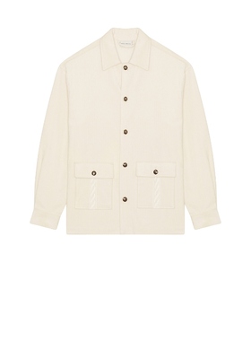 Drle De Monsieur LA SURCHEMISE 灯芯绒 白色REVOLVE小众新款