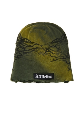 Affliction 针织毛线帽 绿色REVOLVE小众新款