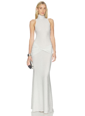 DELFI ROYA 裙子 金属银色REVOLVE小众新款