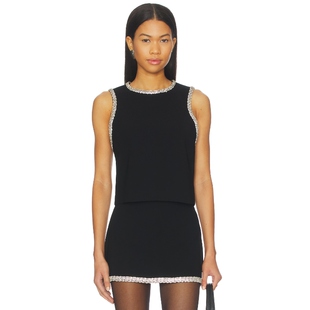 y2k辣妹风REVOLVE小众新款 Alice 黑色 上装 Olivia GATZ