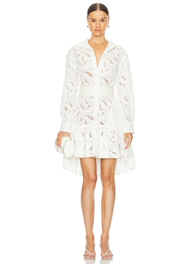 AKNVAS ESTELLE 裙子 revolve小众新款 白色