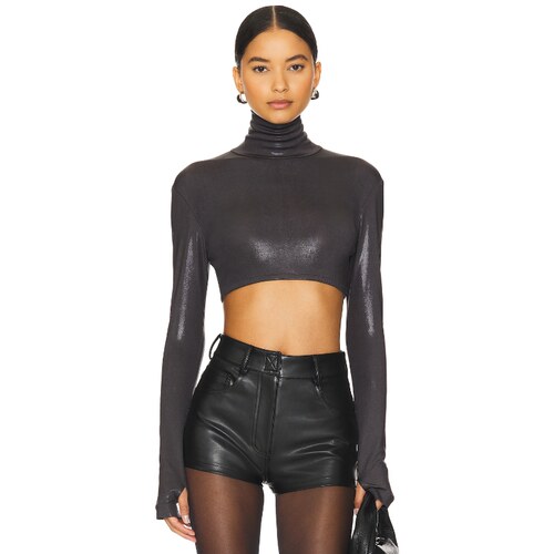 [春夏新品]Norma Kamali 诺玛 卡玛丽 上装 深灰色REVOLVE小众