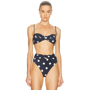 Gaia 性感REVOLVE小众新款 ALOUETTE 藏青色 比基尼文胸上装 Cult