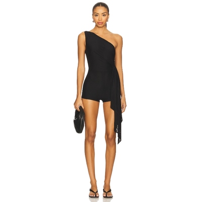 superdown JESSIE 连衫裤 黑色 美式性感REVOLVE小众新款