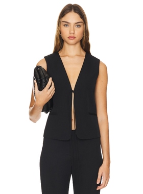 St. Agni ROULEAU 背心 黑色 y2k辣妹风REVOLVE小众新款