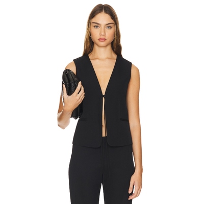 St. Agni ROULEAU 背心 黑色 y2k辣妹风REVOLVE小众新款