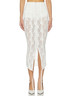 Aniye Records EDA 半身裙 revolve小众新款 白色