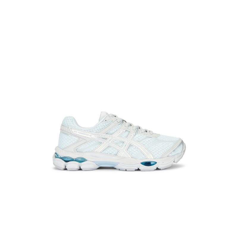 Asics白色早秋网纱运动鞋简约风系带厚底休闲球鞋REVOLVE