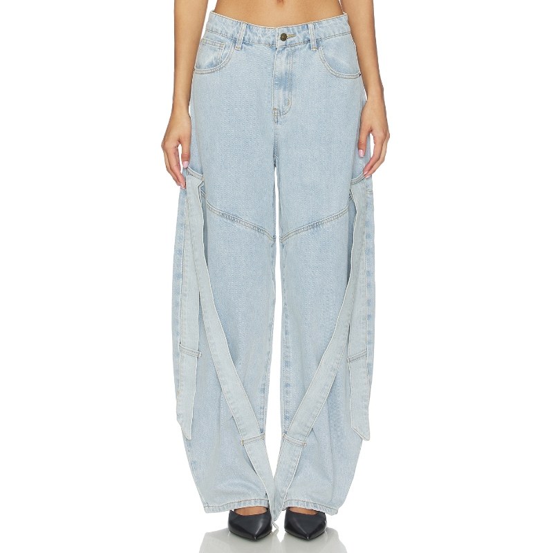 LIONESS OFFSHORE 牛仔裤 蓝色REVOLVE小众新款