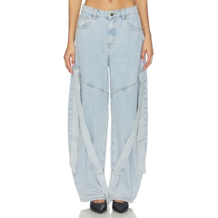 LIONESS OFFSHORE 牛仔裤 蓝色REVOLVE小众新款