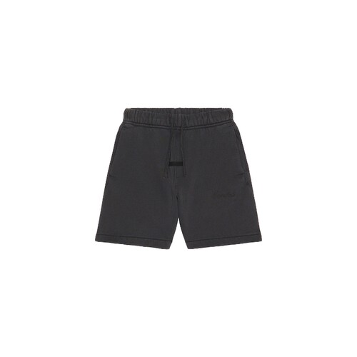 Fear of God ESSENTIALS黑色早秋新品裤装抽绳休闲短裤REVOLVE